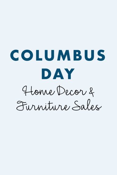 Columbus Day Home Decor Furniture Sales