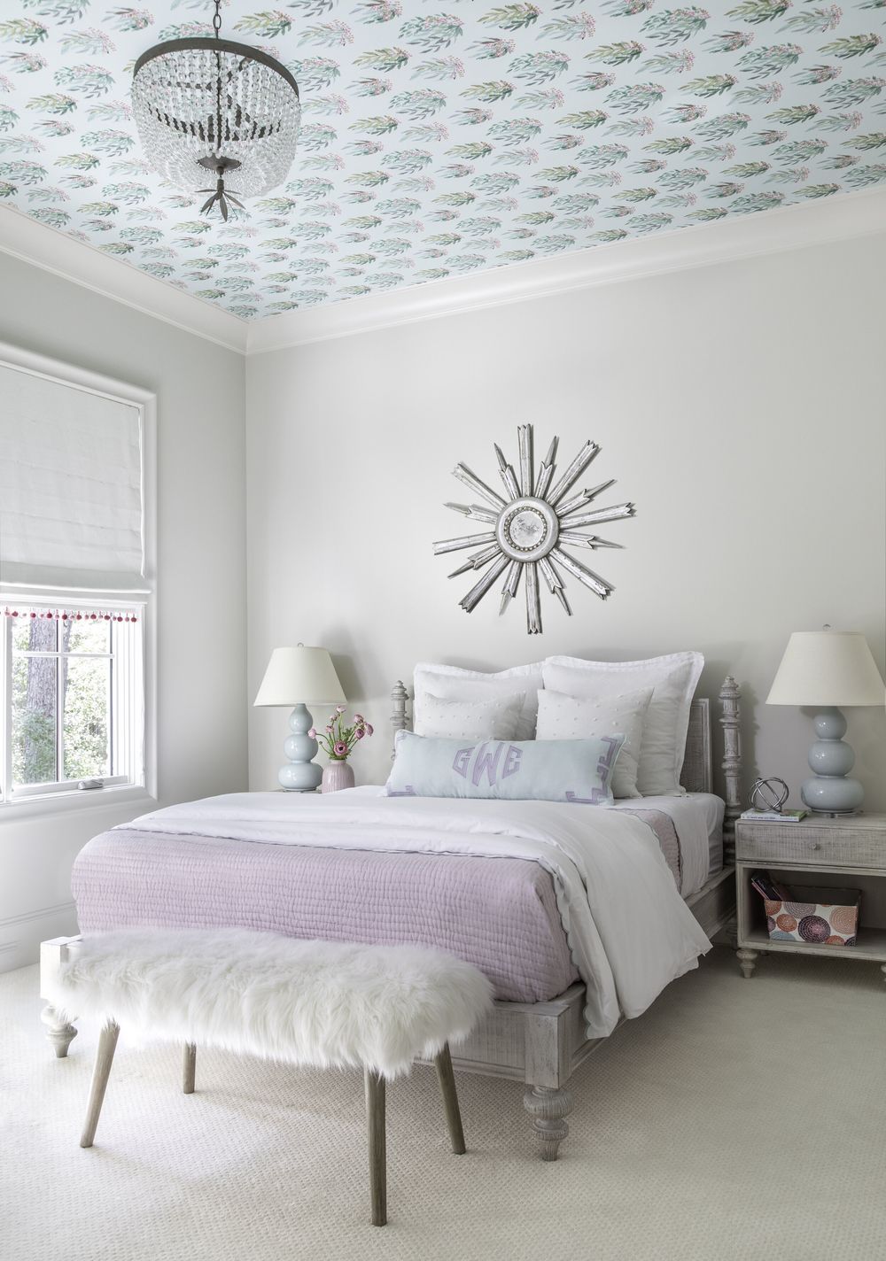 Girls bedroom decor ideas Lavender via Becki Griffin Curious Details