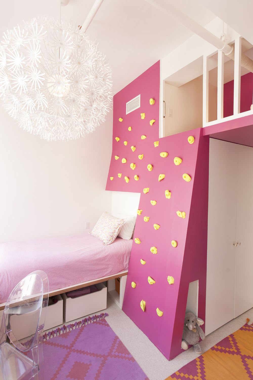 Girls room ideas Rock Climbing Wall studiodb