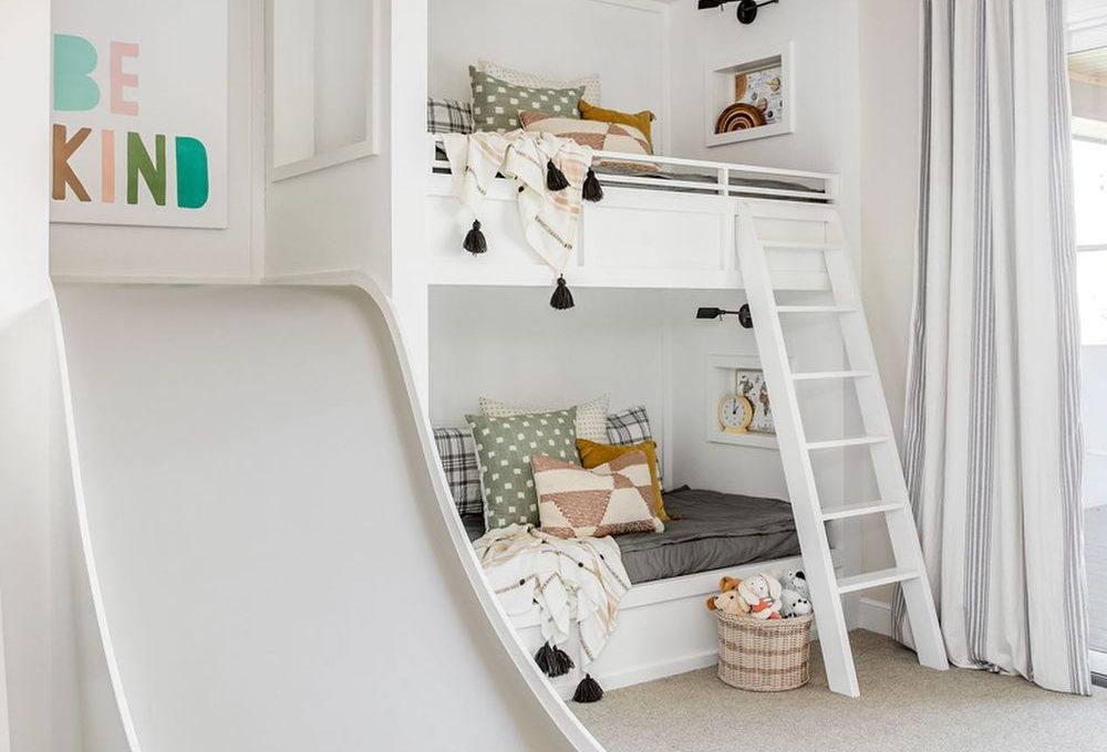 How To Design A Kids Room   Kids Room Ideas Bunk Bed Slide Kelseyleighdesignco 1000x680 