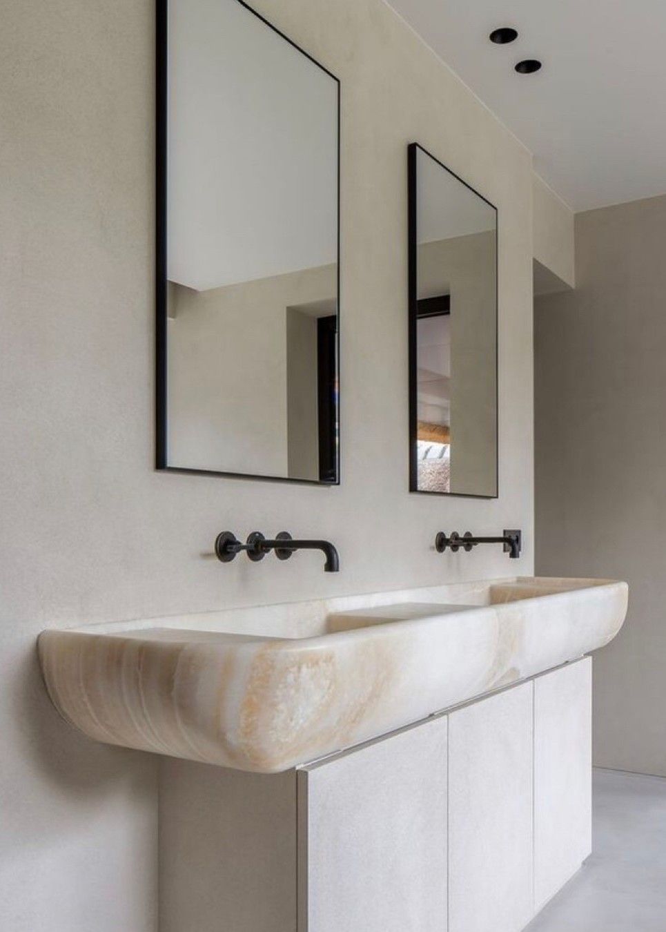 Marble bathroom vanity studiothomas