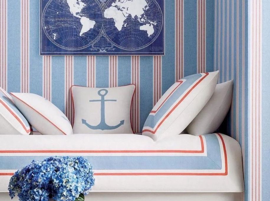 Nautical Throw Pillows @theredshutters