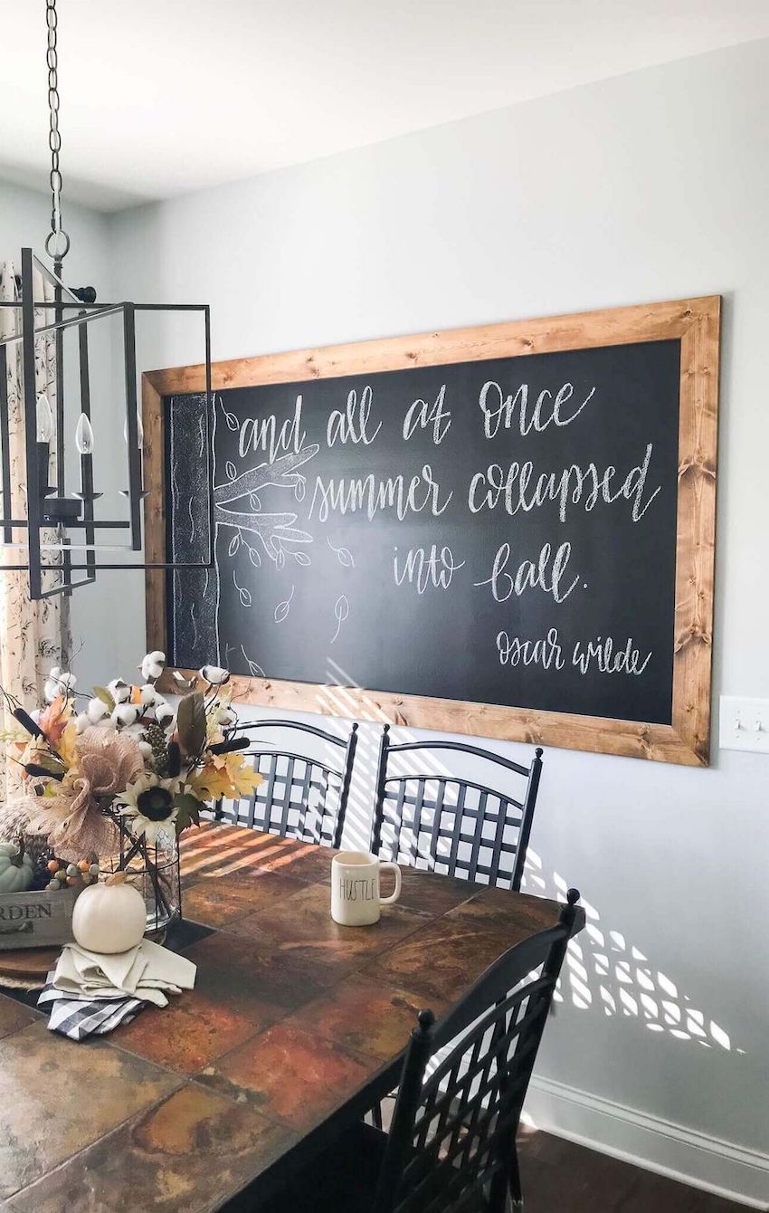 DIY Chalkboard fixer upper style ahostinghome