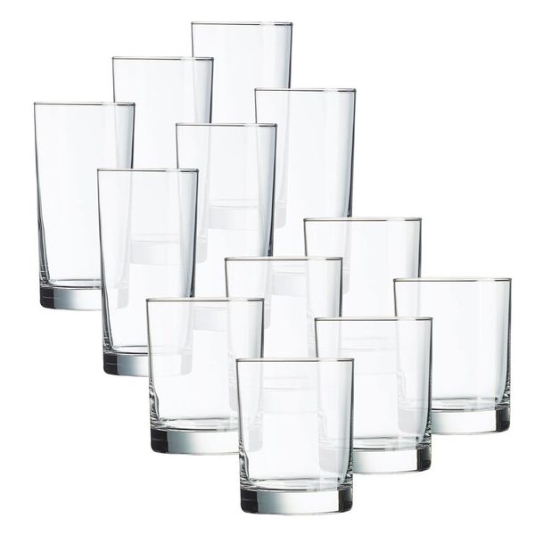 Wayfair Basics Mixed Cooler 12 Piece Drinking Glass Set New Years Home Updates