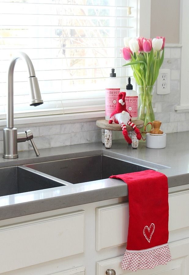 Valentines Day Home Decor Kitchen cleanandscentsible