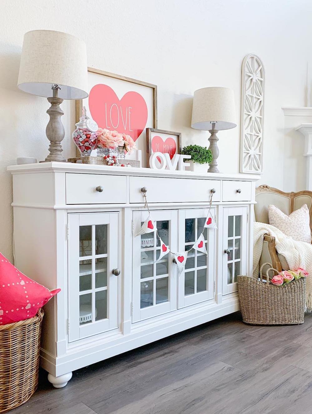 Valentine's Day Bedroom Decor - Domestically Blissful