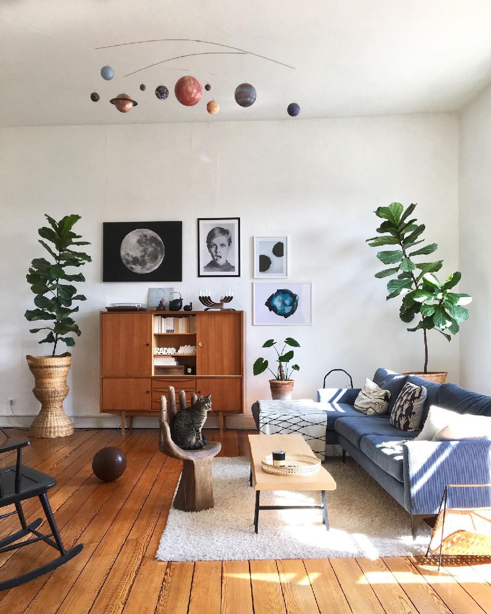 Fiddle leaf fig tree decor living room mimameise