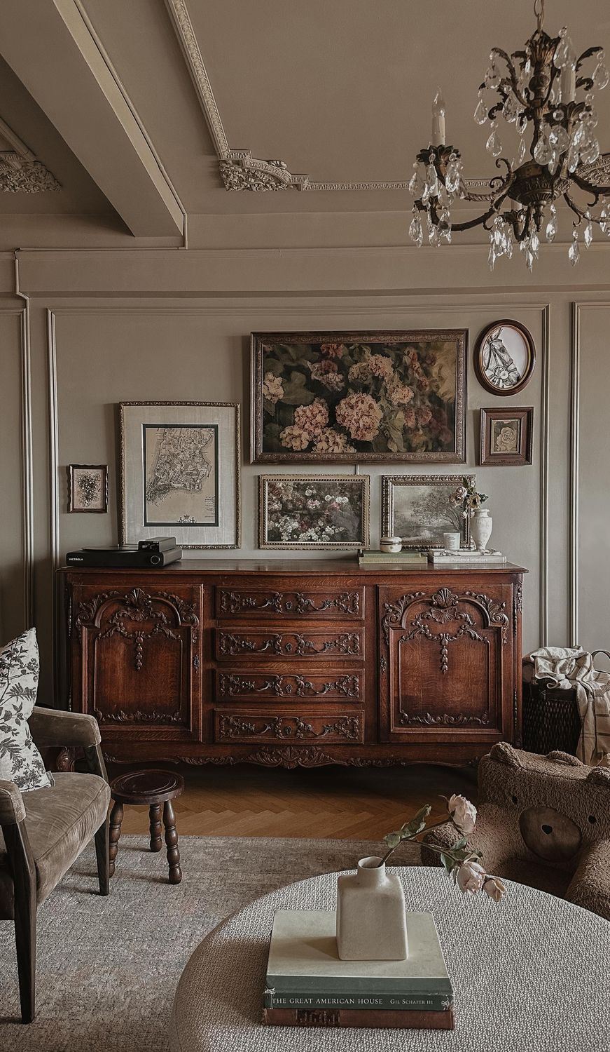 NYC Pre-War Apartment Decor Antique Furniture prettyinthepines