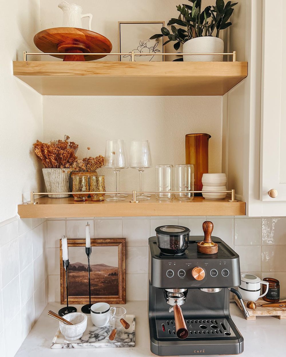 Coffee-Core  40+ Kitchen Coffee Bar Ideas for Different Styles