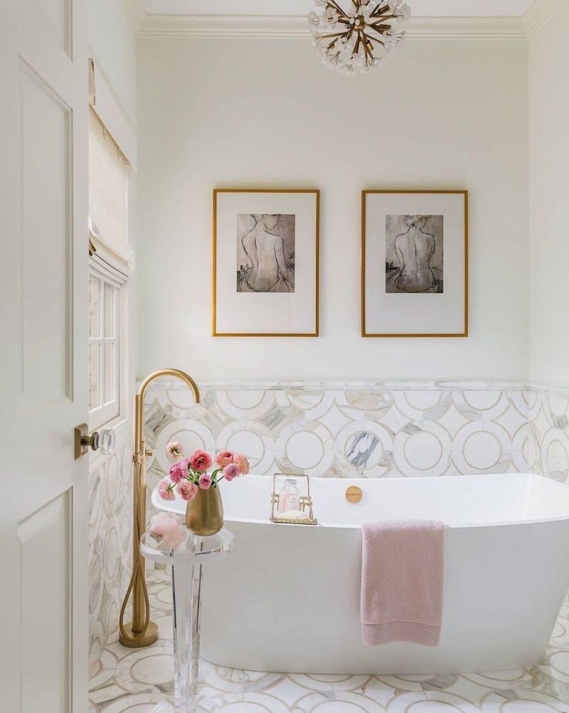 6 Inspiring Feminine Bathrooms with Elegant Style