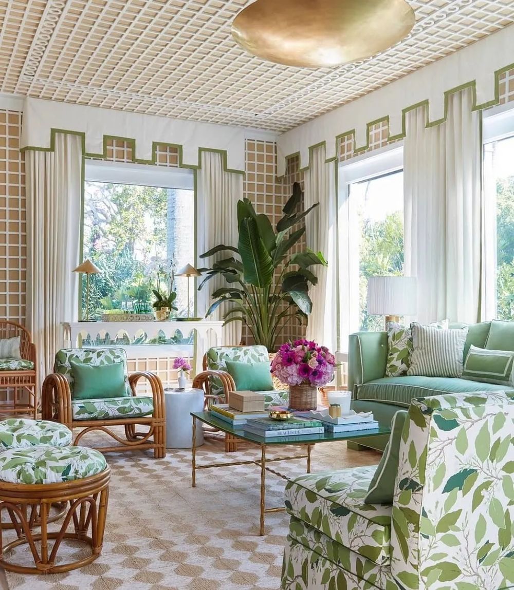 Palm beach living room @palomacontrerasdesign