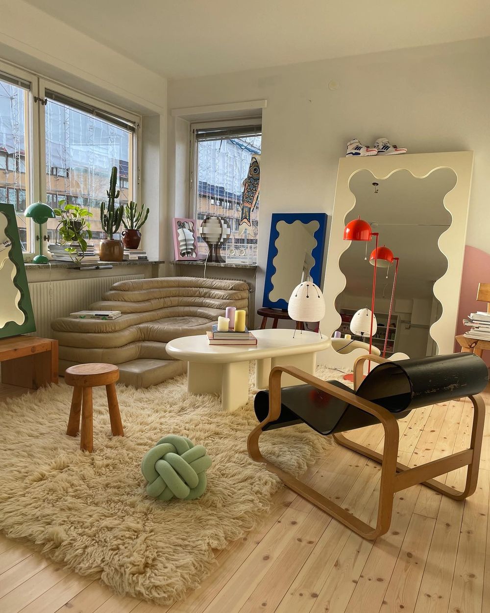 Postmodern living room decor via @gustafwestman