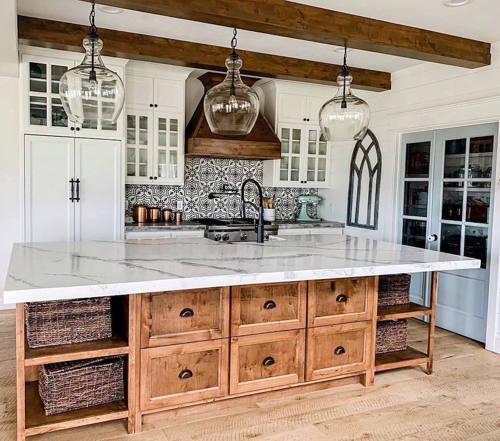 Rustic kitchen decor ideas @whitesparrowfarm