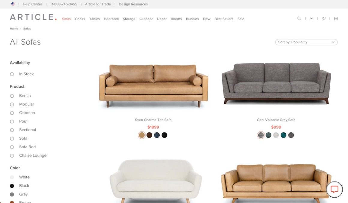 15 Best Online Furniture Stores to Shop from Home