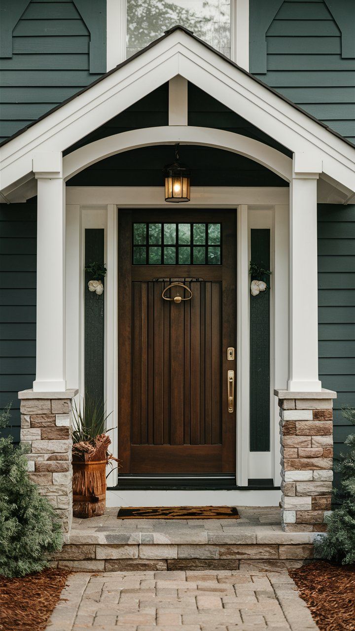 Craftsman-style-front-doors concept