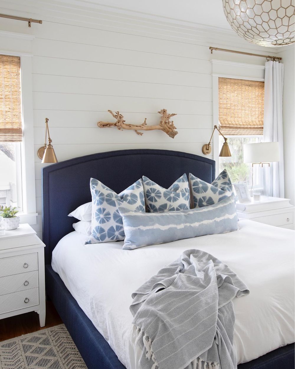 Shiplap walls decor modern coastal bedroom meganmolten