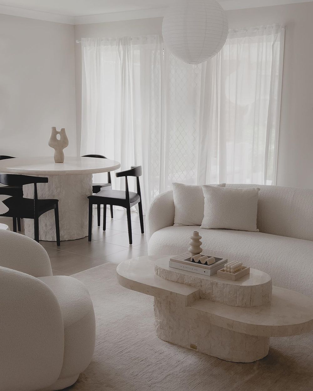 Neutral living room ivory boucle sofa _ashlee_white_