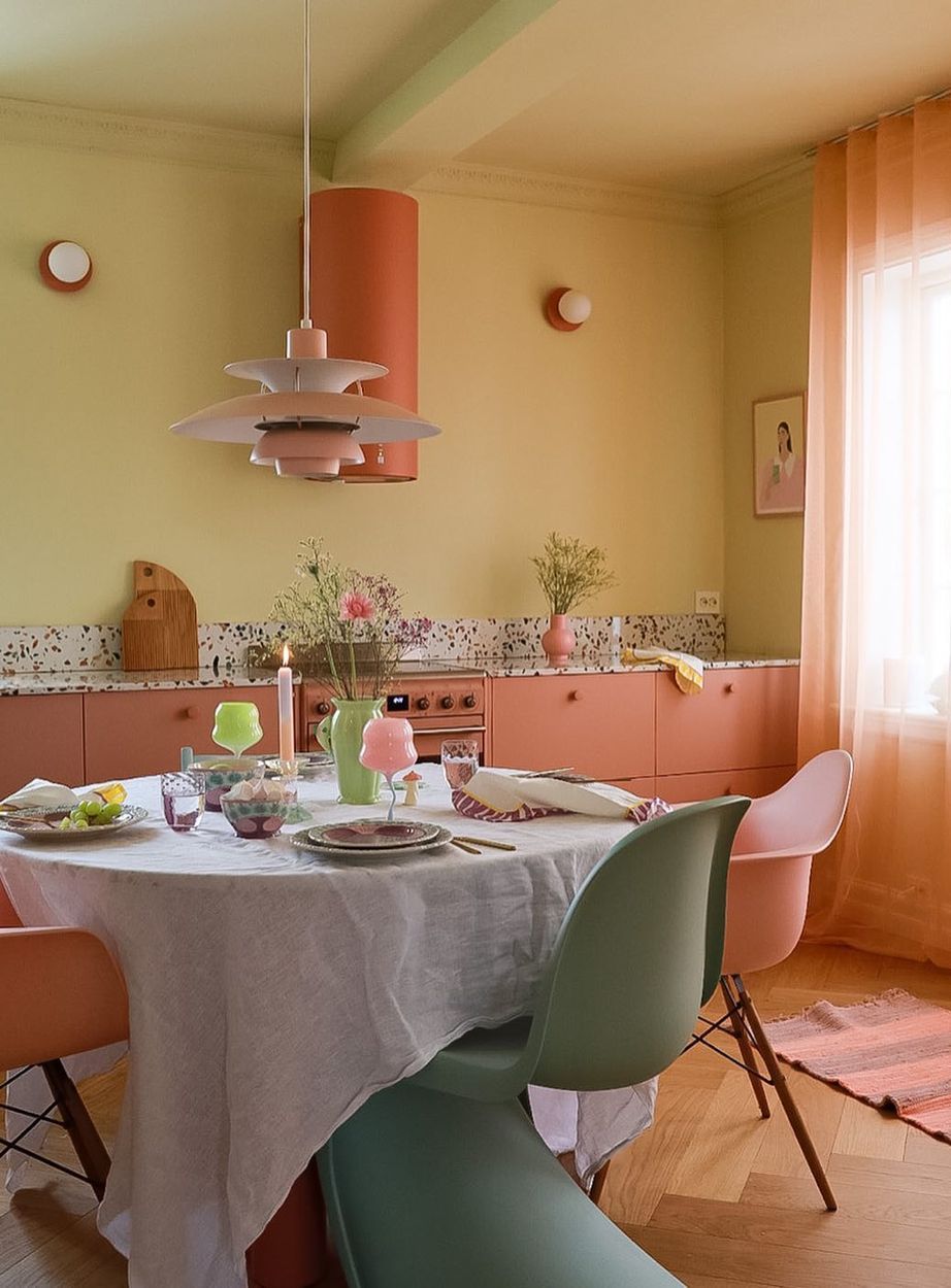 Danish pastel aesthetic Kitchen design kinevinje