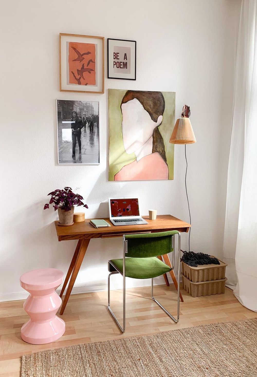 20 Beautiful Boho Office Decor Ideas » Lady Decluttered