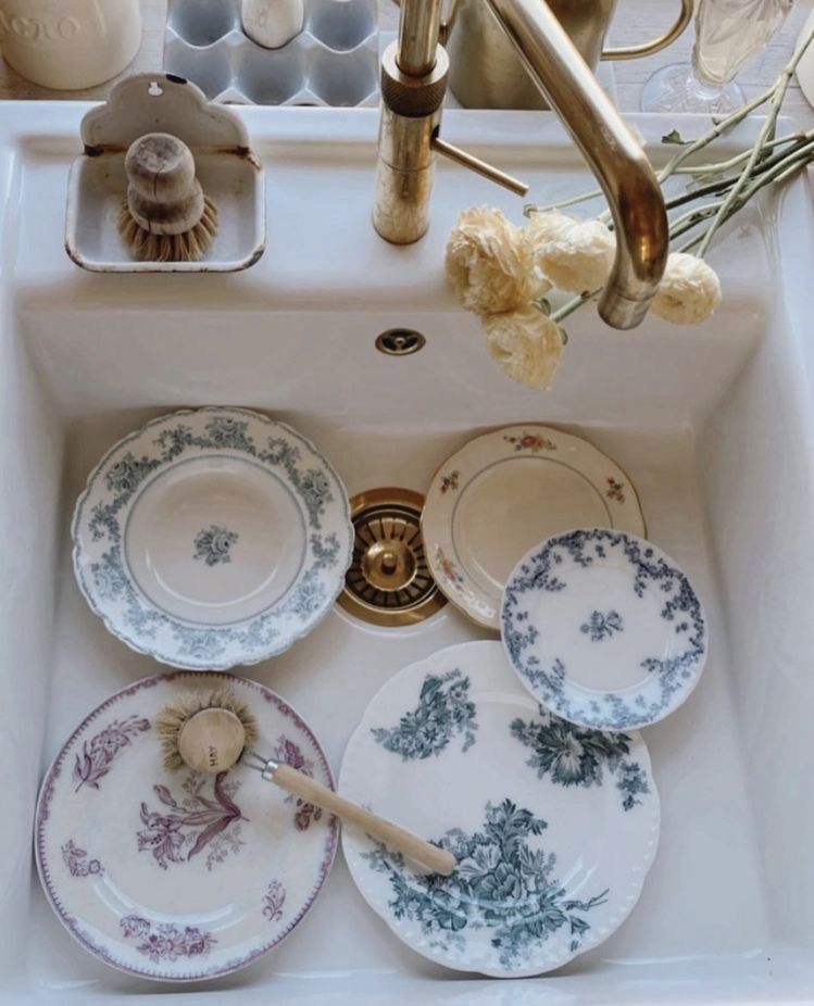 Old money home decor vintage tableware