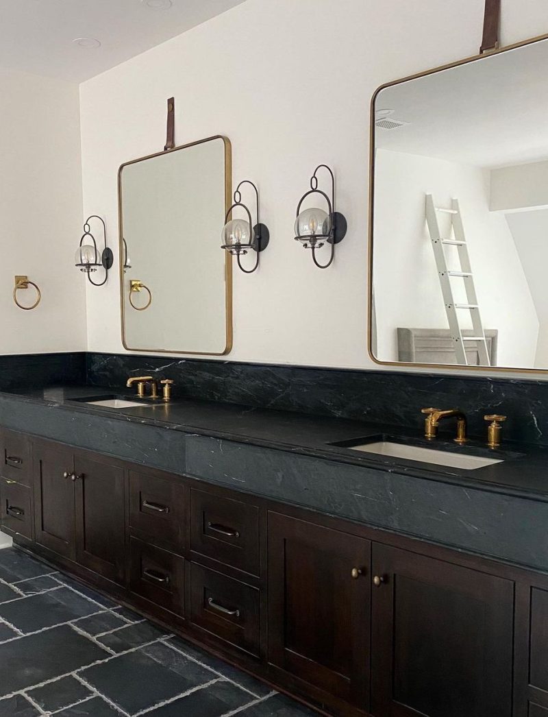 7 Black Bathroom Vanity Ideas