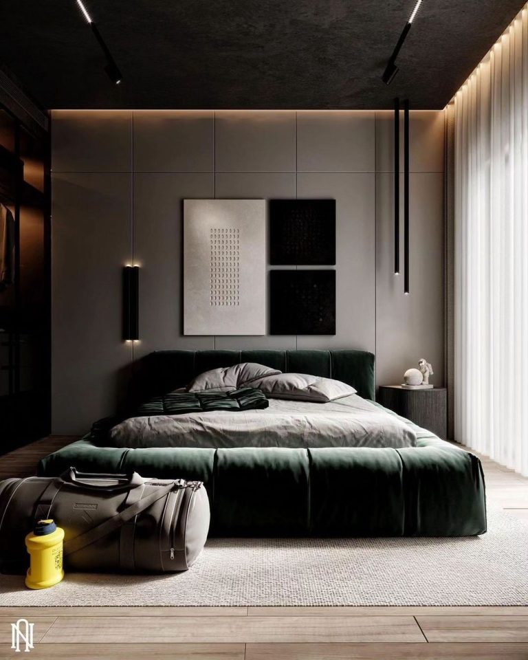 9 Modern Men's Bedroom Ideas