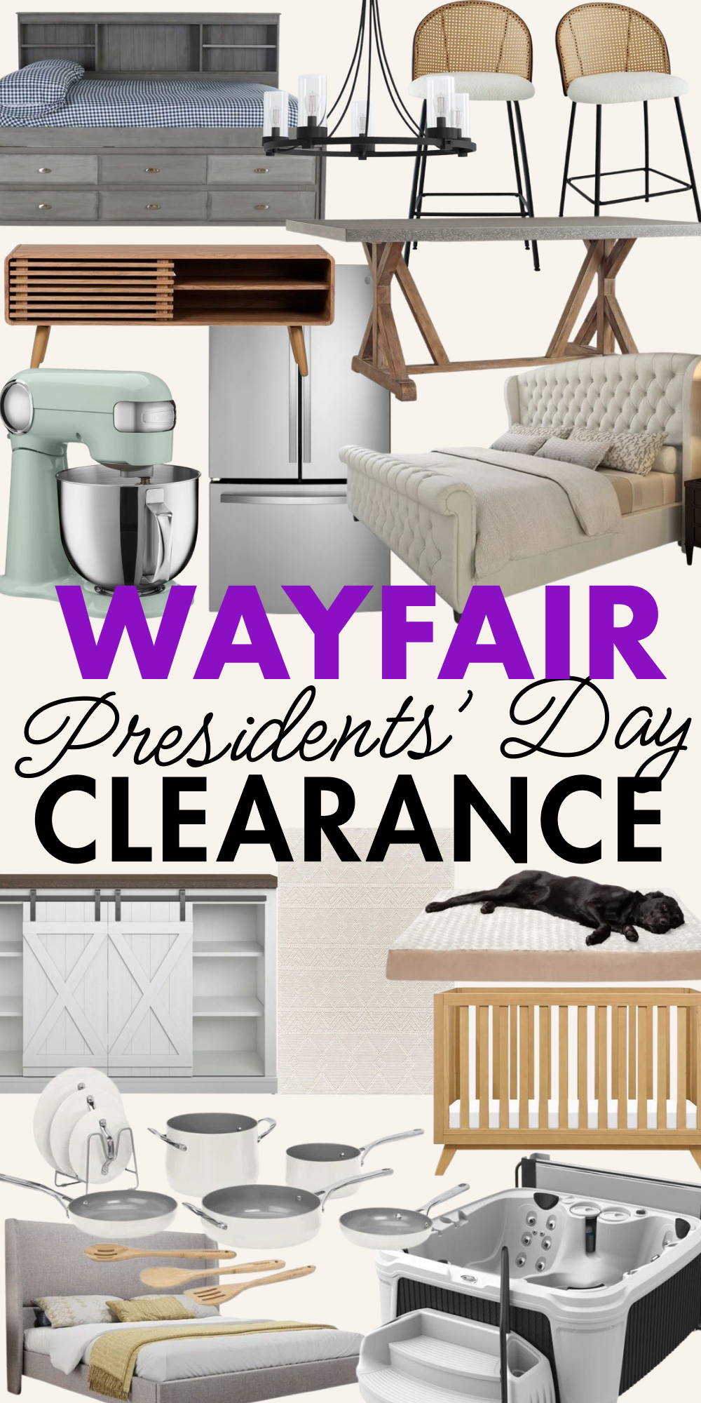 Wayfair Presidents day clearance 2025