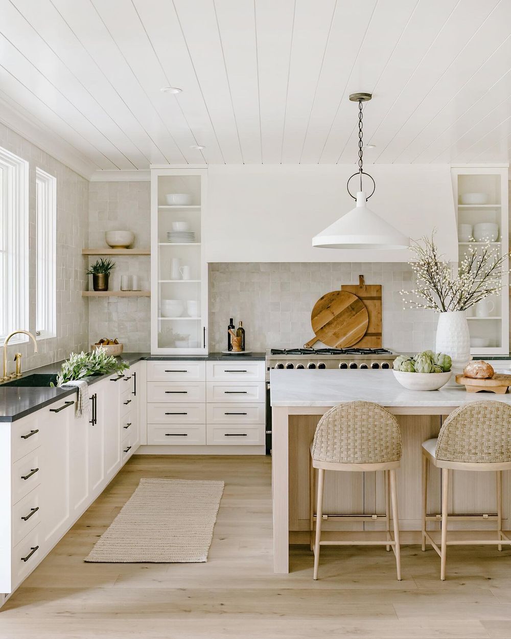 Coastal ceiling ideas Tongue and Groove Paneling white pinebaycollective