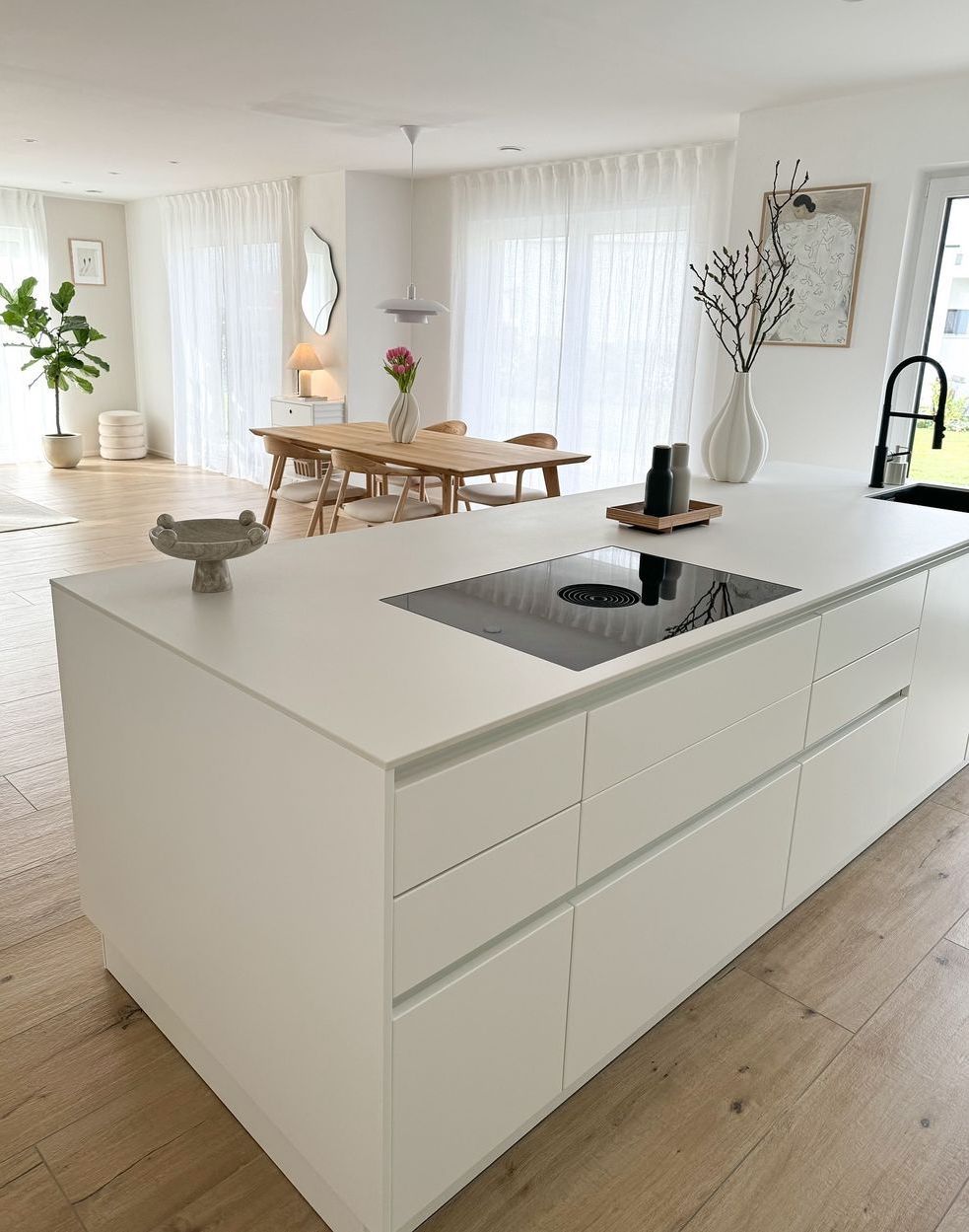 Kitchen island ideas clean white minimalist homestory_pictures