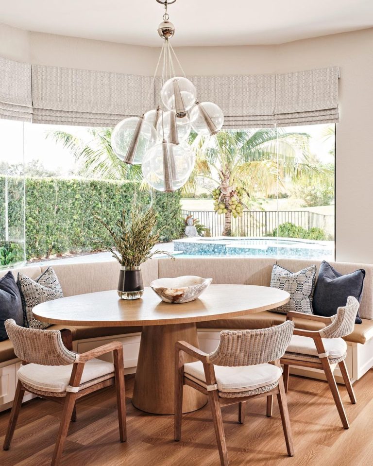 10 Neutral Breakfast Nook Design Ideas