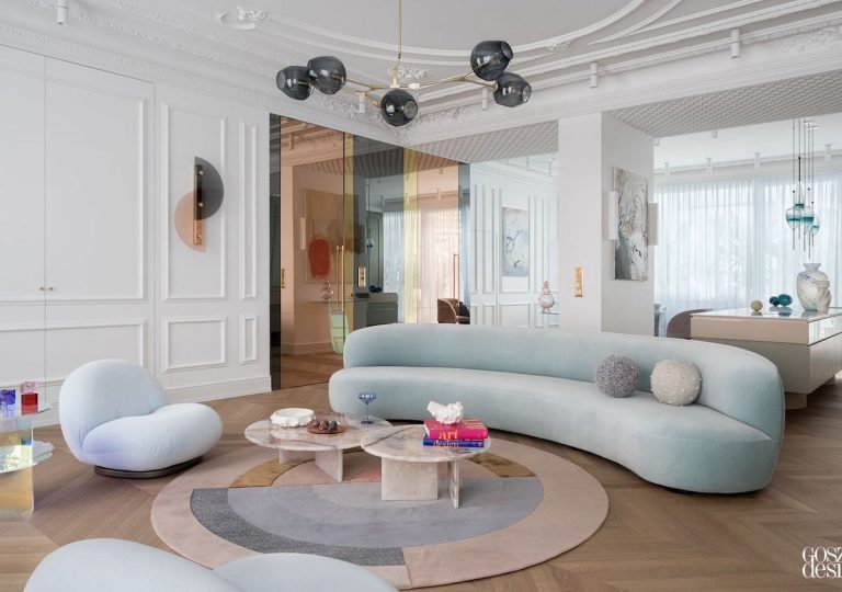 10 Stunning Curved Sofa Living Room Ideas