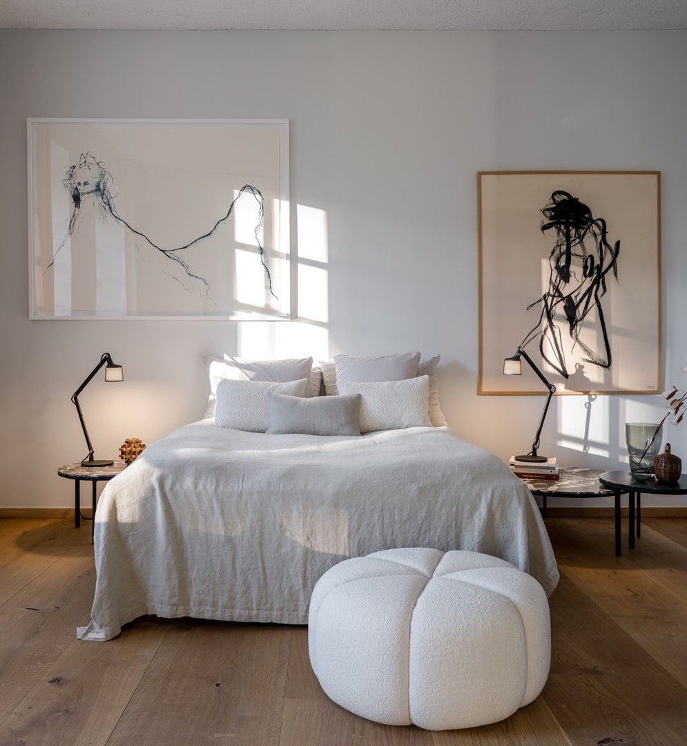 Scandinavian interior designer bedroom Julie Cloos Molsgaard