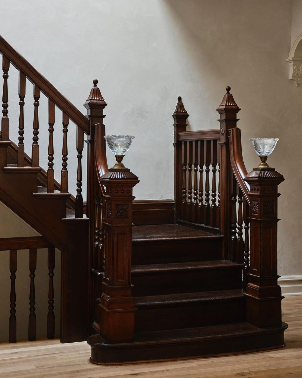 Traditional staircase 170 years old and.studio.interiors