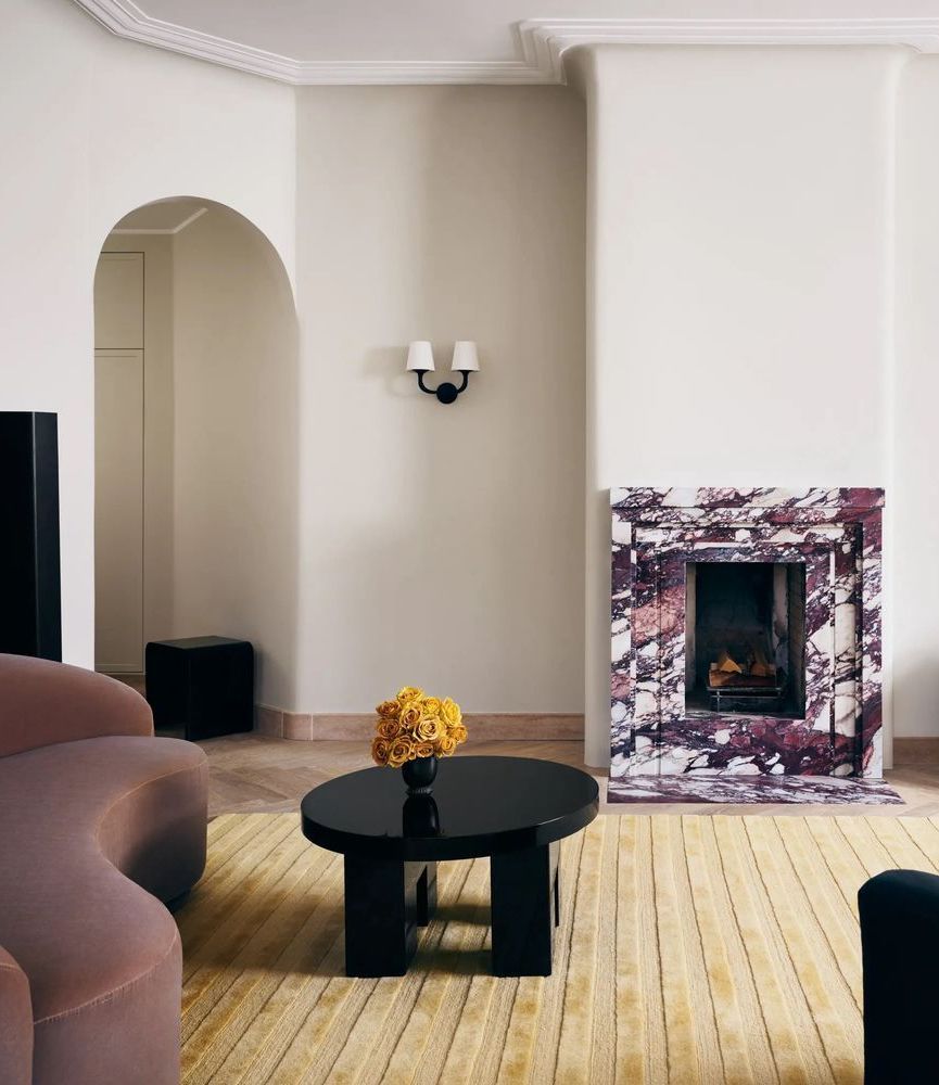 Viola marble fireplace nordicknots