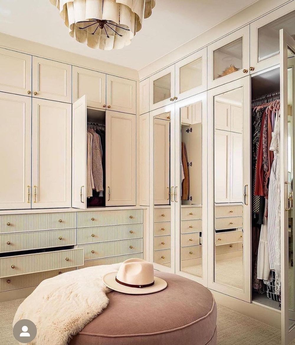 Closet ideas Mirrored cabinets 