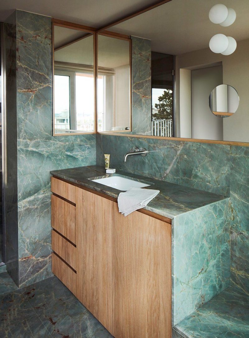 15 Stunning Green Marble Interior Design Ideas