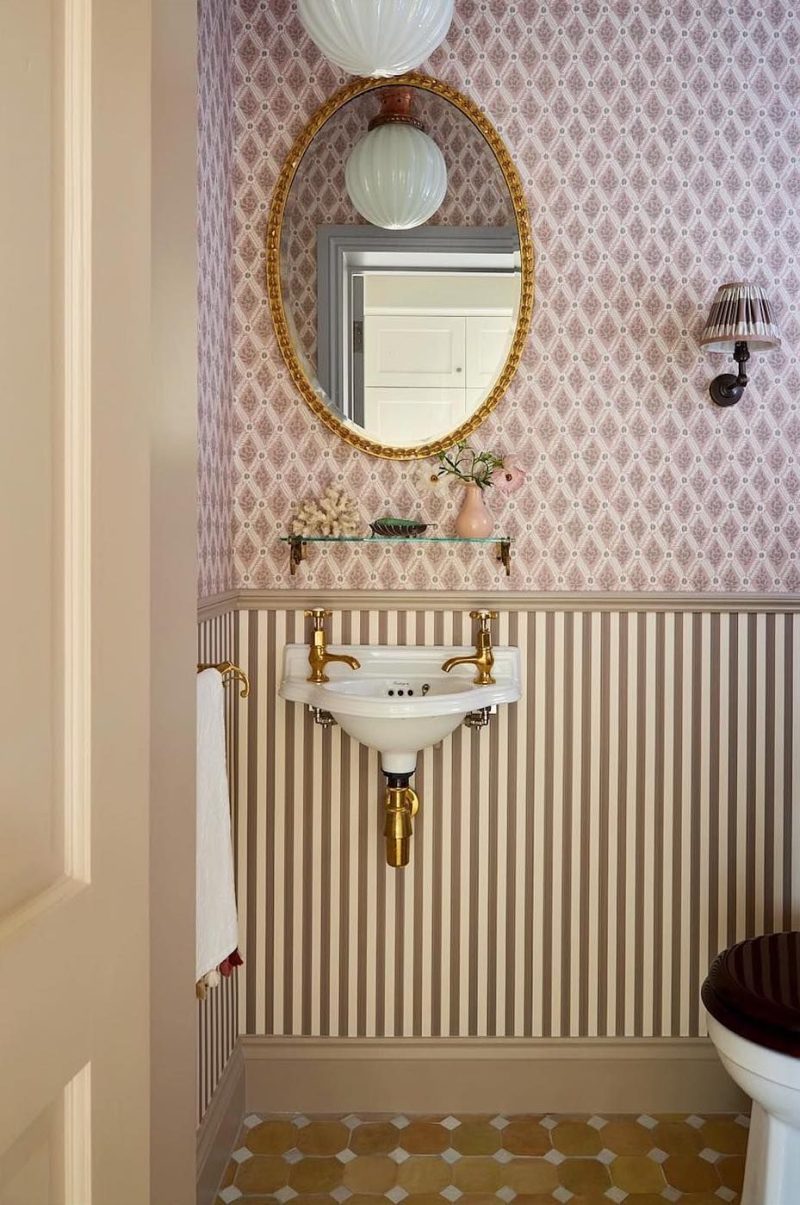 Colorful Half Bathroom