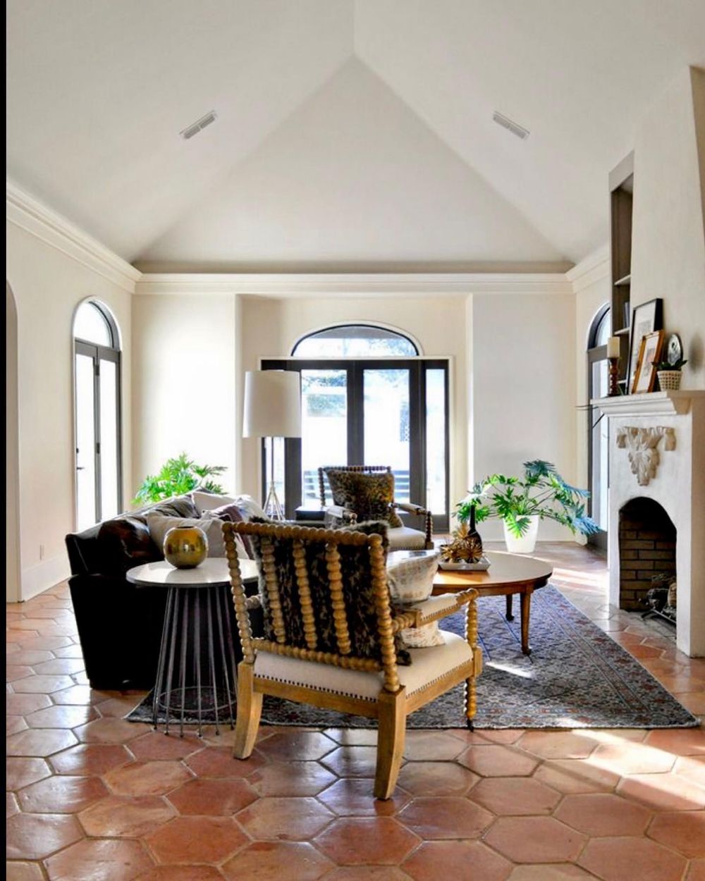 Spanish living room design