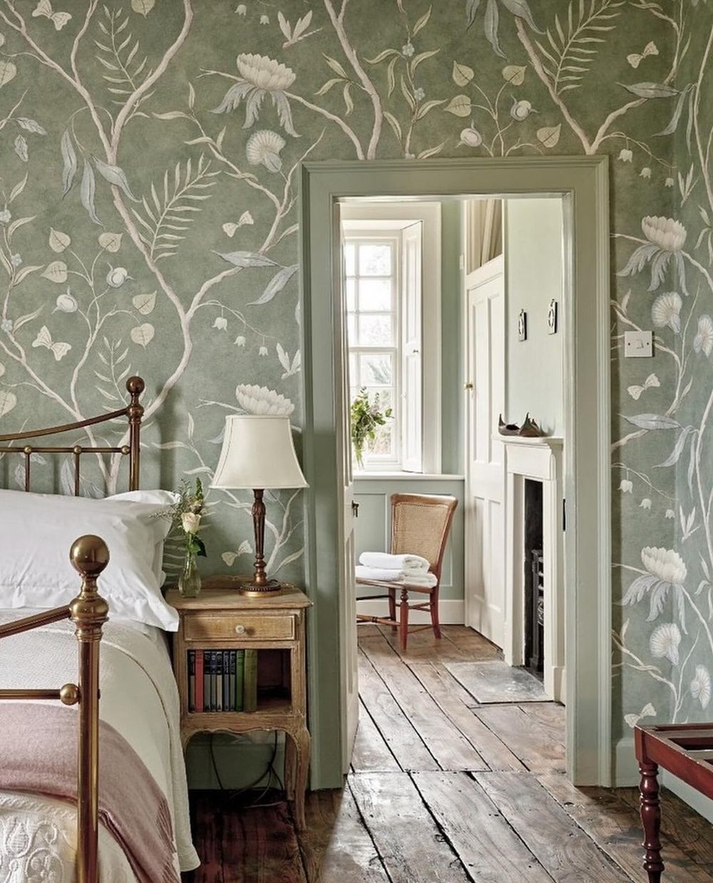 Wallpaper ideas sage green @frampton_court_estate