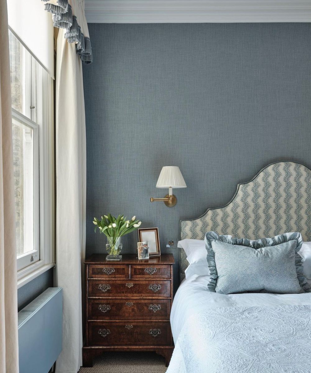 Blue bedroom decor ideas @rosannabossomltd