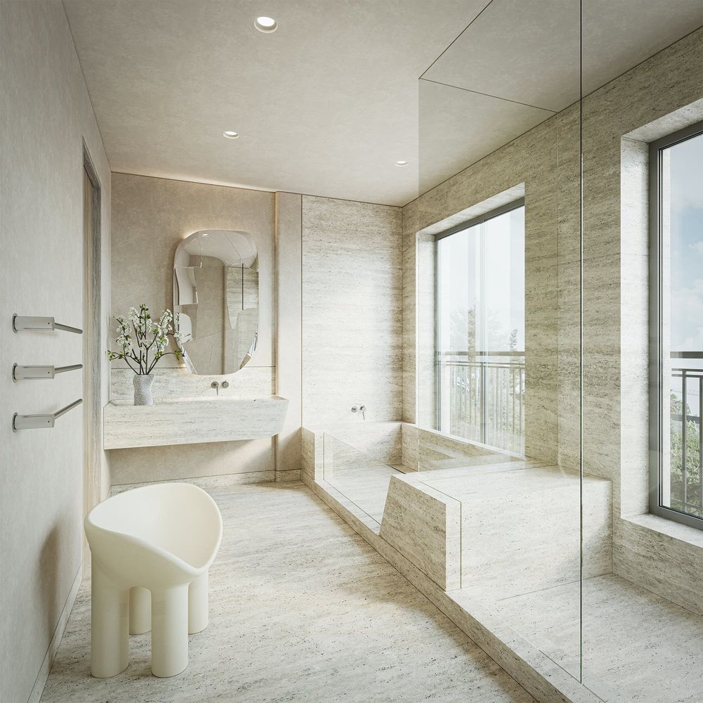 Contemporary bathroom design