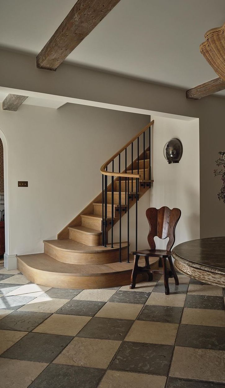 Farmhouse staircase design 