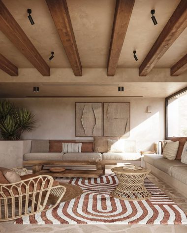 Mediterranean living room design