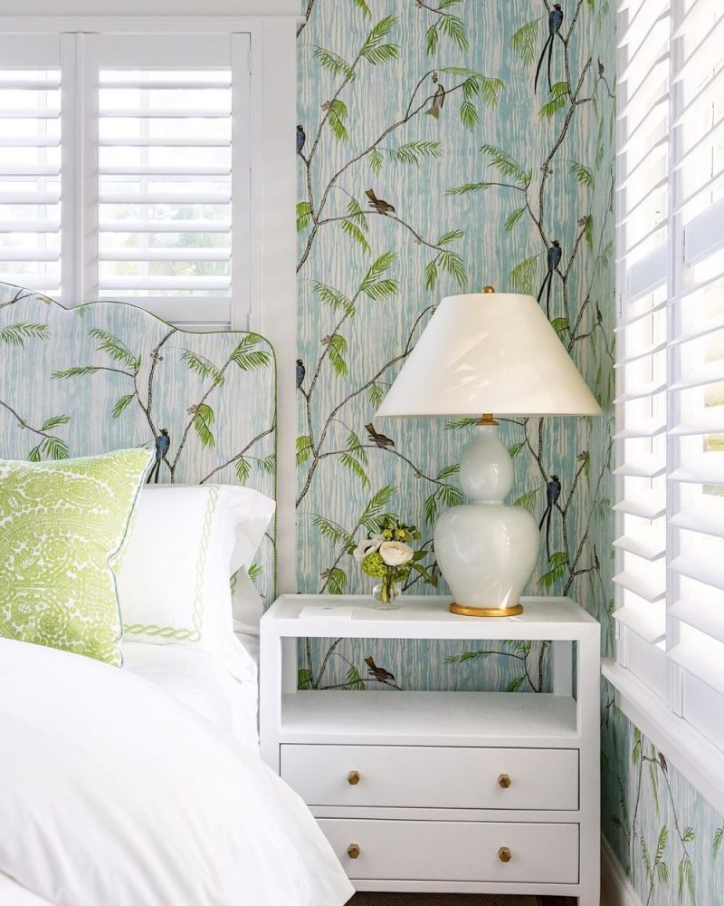 Tropical Wallpaper Living Room Ideas
