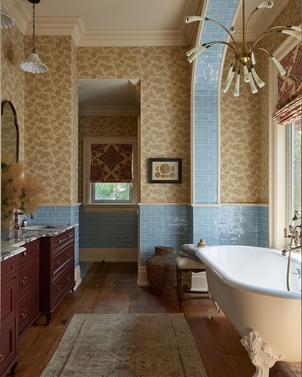 Bathroom lighting english country ashleymontgomerydesign