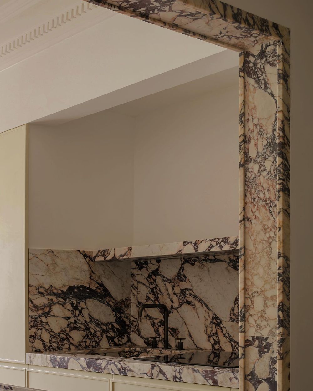 Marble door frame 