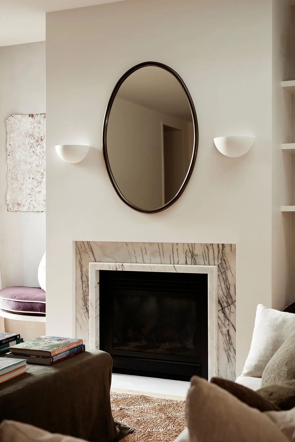 Modern fireplace ideas marble sophiedavies