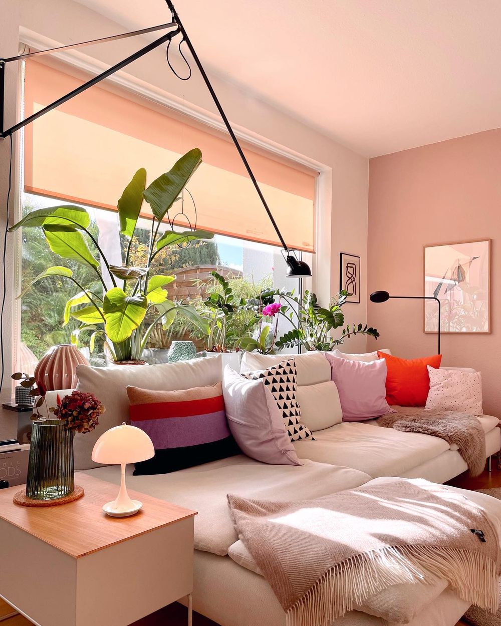 Pink living rooms frau_sommerfeldt_wohnt