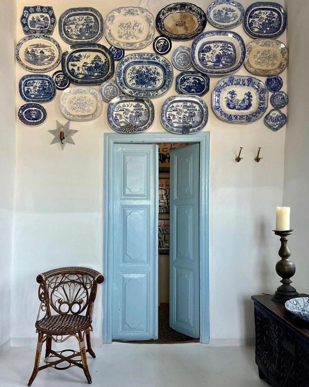 Plate wall decor ideas pamelajaccarino