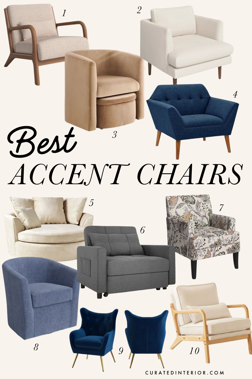 best accent chairs wayfair